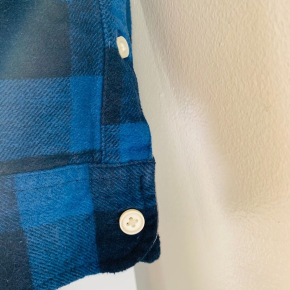 🇺🇸 ABERCROMBIE KIDS flannel buffalo shirt 13/14 - Picture 10 of 15